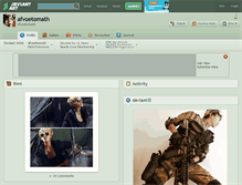 Tablet Screenshot of afvoetomath.deviantart.com