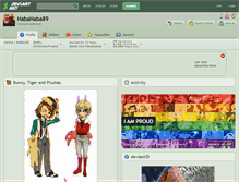Tablet Screenshot of habahaba89.deviantart.com