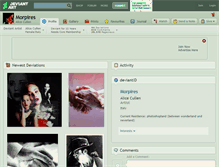 Tablet Screenshot of morpires.deviantart.com