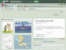 Tablet Screenshot of bjc.deviantart.com