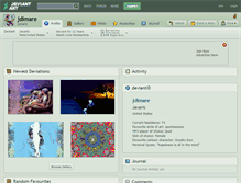 Tablet Screenshot of jdimare.deviantart.com