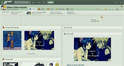 Desktop Screenshot of ginta-x-snow-koyuki.deviantart.com