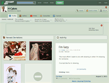Tablet Screenshot of h-cakes.deviantart.com