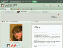 Tablet Screenshot of lucariomistro2010.deviantart.com