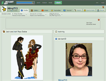 Tablet Screenshot of nirvy713.deviantart.com