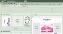 Desktop Screenshot of experimentnumber628.deviantart.com