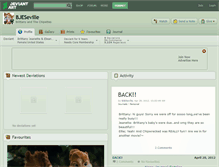 Tablet Screenshot of bjeseville.deviantart.com