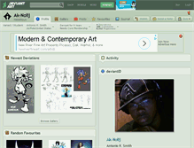 Tablet Screenshot of ak-nolij.deviantart.com