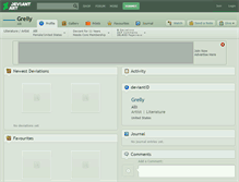 Tablet Screenshot of grelly.deviantart.com