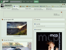 Tablet Screenshot of kannon23.deviantart.com