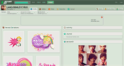 Desktop Screenshot of lamejormileycyrus.deviantart.com