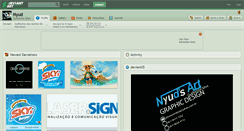 Desktop Screenshot of nyud.deviantart.com