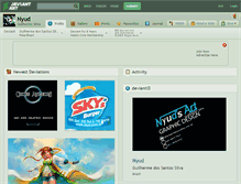 Tablet Screenshot of nyud.deviantart.com