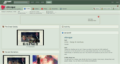 Desktop Screenshot of ellevogue.deviantart.com