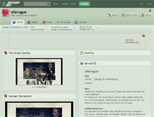 Tablet Screenshot of ellevogue.deviantart.com