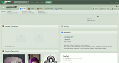 Desktop Screenshot of carolinec89.deviantart.com