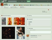 Tablet Screenshot of laisdin.deviantart.com