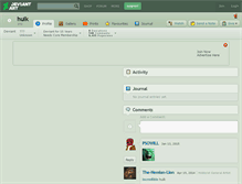 Tablet Screenshot of hulk.deviantart.com