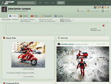 Tablet Screenshot of jokerjester-campos.deviantart.com