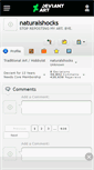 Mobile Screenshot of naturalshocks.deviantart.com