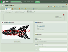 Tablet Screenshot of liverpool400.deviantart.com