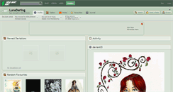 Desktop Screenshot of lunadarling.deviantart.com