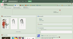 Desktop Screenshot of ellren.deviantart.com