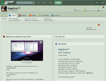 Tablet Screenshot of negative17.deviantart.com