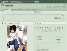 Tablet Screenshot of kuroi-hoshi.deviantart.com
