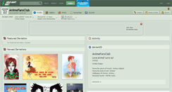 Desktop Screenshot of animefansclub.deviantart.com