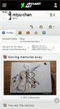 Mobile Screenshot of miyu-chan.deviantart.com