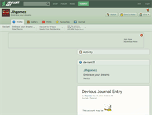 Tablet Screenshot of jlhgomez.deviantart.com