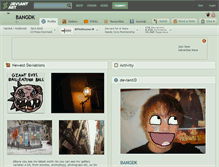 Tablet Screenshot of bangdk.deviantart.com