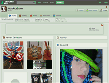 Tablet Screenshot of murdocsluver.deviantart.com