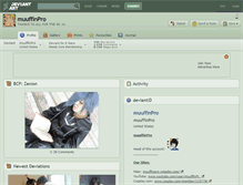 Tablet Screenshot of muuffinpro.deviantart.com