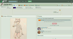 Desktop Screenshot of lily-the-cat11.deviantart.com