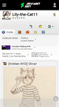 Mobile Screenshot of lily-the-cat11.deviantart.com