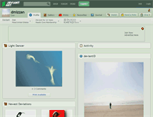 Tablet Screenshot of dmizzan.deviantart.com
