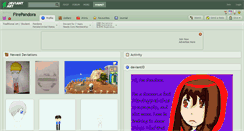 Desktop Screenshot of firepandora.deviantart.com