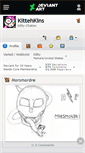 Mobile Screenshot of kittehkins.deviantart.com
