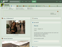 Tablet Screenshot of hurcan.deviantart.com