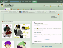 Tablet Screenshot of james-egbert.deviantart.com