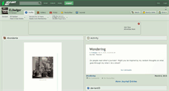 Desktop Screenshot of elbadger.deviantart.com