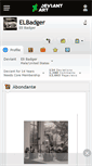 Mobile Screenshot of elbadger.deviantart.com