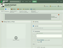 Tablet Screenshot of josselin-guichard.deviantart.com