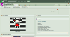 Desktop Screenshot of diana123456789.deviantart.com