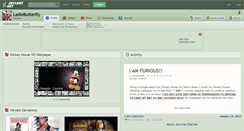 Desktop Screenshot of ladiebutterfly.deviantart.com