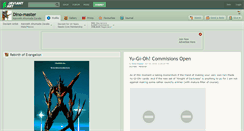 Desktop Screenshot of dino-master.deviantart.com