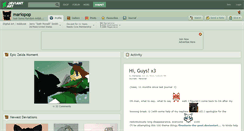 Desktop Screenshot of mariopop.deviantart.com