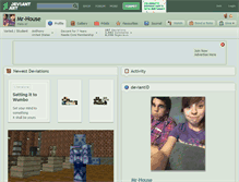 Tablet Screenshot of mr-house.deviantart.com